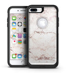 Pale Pink Marble Surface - iPhone 7 or 7 Plus Commuter Case Skin Kit