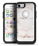 Pale Pink Marble Surface - iPhone 7 or 7 Plus Commuter Case Skin Kit