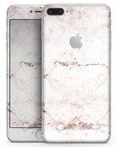 Pale Pink Marble Surface - Skin-kit for the iPhone 8 or 8 Plus
