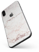 Pale Pink Marble Surface - iPhone X Skin-Kit
