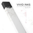 Pale Pink Slanted Marble Surface - Premium Decal Protective Skin-Wrap Sticker compatible with the Juul Labs vaping device
