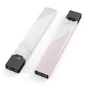 Pale Pink Slanted Marble Surface - Premium Decal Protective Skin-Wrap Sticker compatible with the Juul Labs vaping device