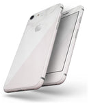 Pale Pink Slanted Marble Surface - Skin-kit for the iPhone 8 or 8 Plus