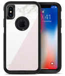 Pale Pink Slanted Marble Surface - iPhone X OtterBox Case & Skin Kits