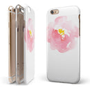 Pale Pink Watecolor  Hibiscus iPhone 6/6s or 6/6s Plus 2-Piece Hybrid INK-Fuzed Case