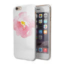 Pale Pink Watecolor  Hibiscus iPhone 6/6s or 6/6s Plus 2-Piece Hybrid INK-Fuzed Case