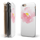 Pale Pink Watecolor  Hibiscus iPhone 6/6s or 6/6s Plus 2-Piece Hybrid INK-Fuzed Case