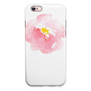 Pale Pink Watecolor  Hibiscus iPhone 6/6s or 6/6s Plus 2-Piece Hybrid INK-Fuzed Case