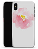 Pale Pink Watecolor  Hibiscus - iPhone X Clipit Case