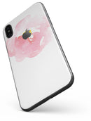 Pale Pink Watecolor  Hibiscus - iPhone X Skin-Kit