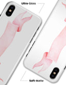 Pale Pink Watercolor Ribbon - iPhone X Clipit Case
