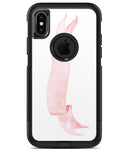 Pale Pink Watercolor Ribbon - iPhone X OtterBox Case & Skin Kits