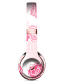 Pale Pink and Red Cartoon Roses Full-Body Skin Kit for the Beats by Dre Solo 3 Wireless Headphones