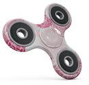 Pale Pink and Red Cartoon Roses Full-Body Fidget Spinner Skin-Kit