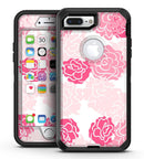 Pale Pink and Red Cartoon Roses - iPhone 7 Plus/8 Plus OtterBox Case & Skin Kits