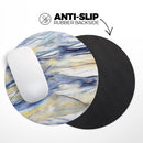 Papered Slate// WaterProof Rubber Foam Backed Anti-Slip Mouse Pad for Home Work Office or Gaming Computer Desk