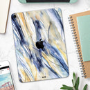 Papered Slate - Full Body Skin Decal for the Apple iPad Pro 12.9", 11", 10.5", 9.7", Air or Mini (All Models Available)
