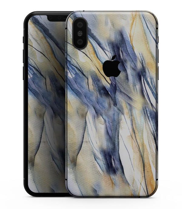 Papered Slate - iPhone XS MAX, XS/X, 8/8+, 7/7+, 5/5S/SE Skin-Kit (All iPhones Available)