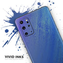 Pastel Blue Surface - Premium Vinyl Skin Decal for Samsung Galaxy S25 Ultra, S24, S23, S22 & All Galaxy S Models