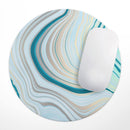 Pastel Marble Slate// WaterProof Rubber Foam Backed Anti-Slip Mouse Pad for Home Work Office or Gaming Computer Desk