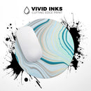 Pastel Marble Slate// WaterProof Rubber Foam Backed Anti-Slip Mouse Pad for Home Work Office or Gaming Computer Desk