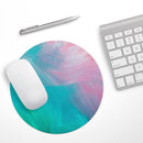 Pastel Marble Surface// WaterProof Rubber Foam Backed Anti-Slip Mouse Pad for Home Work Office or Gaming Computer Desk