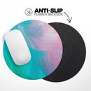 Pastel Marble Surface// WaterProof Rubber Foam Backed Anti-Slip Mouse Pad for Home Work Office or Gaming Computer Desk