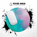 Pastel Marble Surface// WaterProof Rubber Foam Backed Anti-Slip Mouse Pad for Home Work Office or Gaming Computer Desk