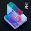 Pastel Marble Surface UV Germicidal Sanitizing Sterilizing Wireless Smart Phone Screen Cleaner + Charging Station