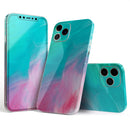 Pastel Marble Surface // Full-Body Skin Decal Wrap Cover for Apple iPhone 15, 14, 13, Pro, Pro Max, Mini, XR, XS, SE (All Models)