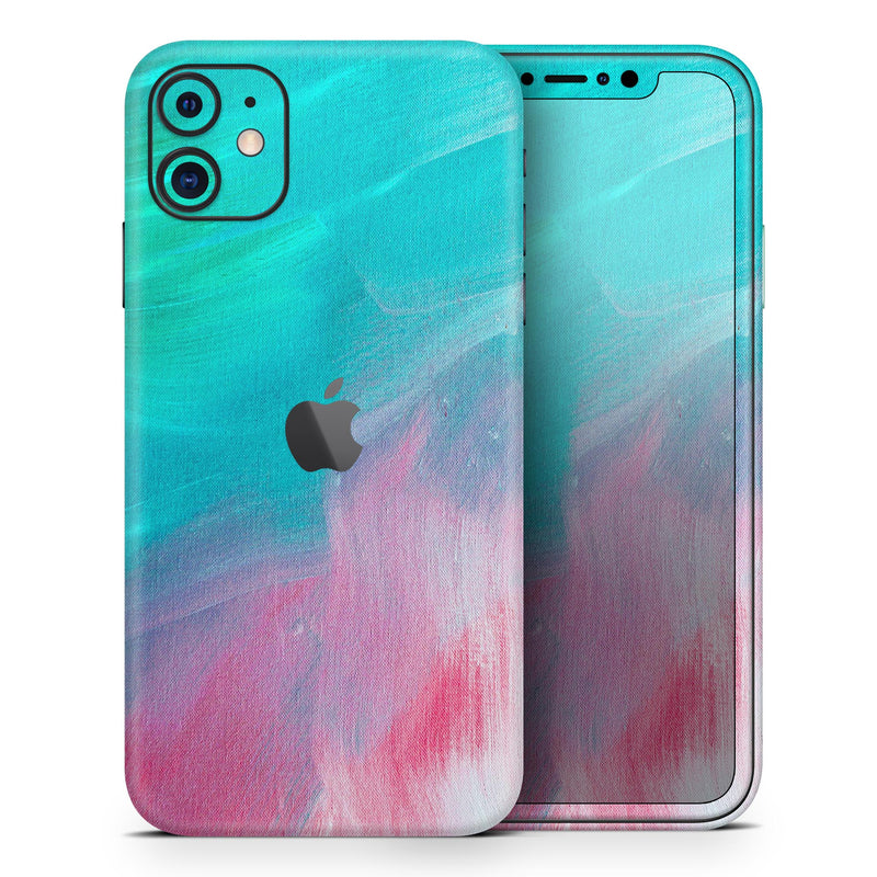 Pastel Marble Surface // Skin-Kit compatible with the Apple iPhone 14, 13, 12, 12 Pro Max, 12 Mini, 11 Pro, SE, X/XS + (All iPhones Available)