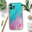 Pastel Marble Surface // Full-Body Skin Decal Wrap Cover for Apple iPhone 15, 14, 13, Pro, Pro Max, Mini, XR, XS, SE (All Models)