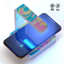 Pastel Minimalistic Acrylic Swirl V1 UV Germicidal Sanitizing Sterilizing Wireless Smart Phone Screen Cleaner + Charging Station