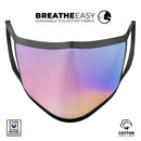 Pastel Minimalistic V1 - Made in USA Mouth Cover Unisex Anti-Dust Cotton Blend Reusable & Washable Face Mask with Adjustable Sizing for Adult or Child