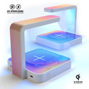 Pastel Minimalistic V1 UV Germicidal Sanitizing Sterilizing Wireless Smart Phone Screen Cleaner + Charging Station