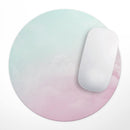 Pastel Soft Cloud V1// WaterProof Rubber Foam Backed Anti-Slip Mouse Pad for Home Work Office or Gaming Computer Desk