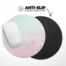Pastel Soft Cloud V1// WaterProof Rubber Foam Backed Anti-Slip Mouse Pad for Home Work Office or Gaming Computer Desk