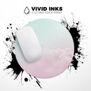 Pastel Soft Cloud V1// WaterProof Rubber Foam Backed Anti-Slip Mouse Pad for Home Work Office or Gaming Computer Desk