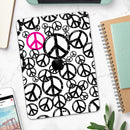 Peace Collage - Full Body Skin Decal for the Apple iPad Pro 12.9", 11", 10.5", 9.7", Air or Mini (All Models Available)
