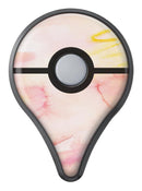 Peach Absorbed Watercolor Texture Pokémon GO Plus Vinyl Protective Decal Skin Kit