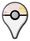 Peach Absorbed Watercolor Texture Pokémon GO Plus Vinyl Protective Decal Skin Kit