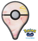 Peach Absorbed Watercolor Texture Pokémon GO Plus Vinyl Protective Decal Skin Kit
