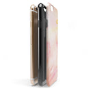 Peach Absorbed Watercolor Texture iPhone 6/6s or 6/6s Plus 2-Piece Hybrid INK-Fuzed Case
