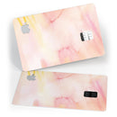Peach Absorbed Watercolor Texture - Premium Protective Decal Skin-Kit for the Apple Credit Card