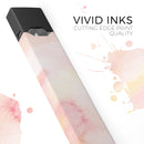 Peach Absorbed Watercolor Texture - Premium Decal Protective Skin-Wrap Sticker compatible with the Juul Labs vaping device