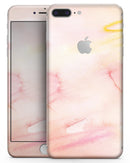 Peach Absorbed Watercolor Texture - Skin-kit for the iPhone 8 or 8 Plus