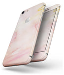 Peach Absorbed Watercolor Texture - Skin-kit for the iPhone 8 or 8 Plus