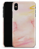 Peach Absorbed Watercolor Texture - iPhone X Clipit Case