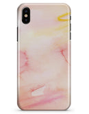 Peach Absorbed Watercolor Texture - iPhone X Clipit Case