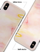 Peach Absorbed Watercolor Texture - iPhone X Clipit Case